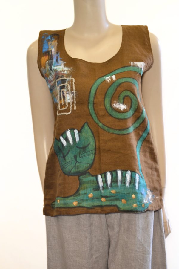 Lniany top  Margaret