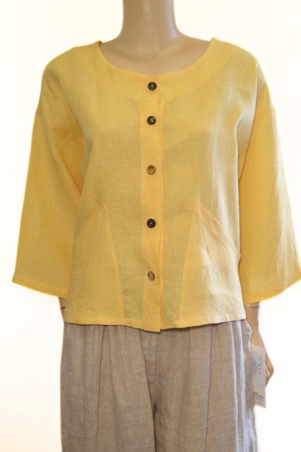 Bluzka lniana "Promień Słońca"