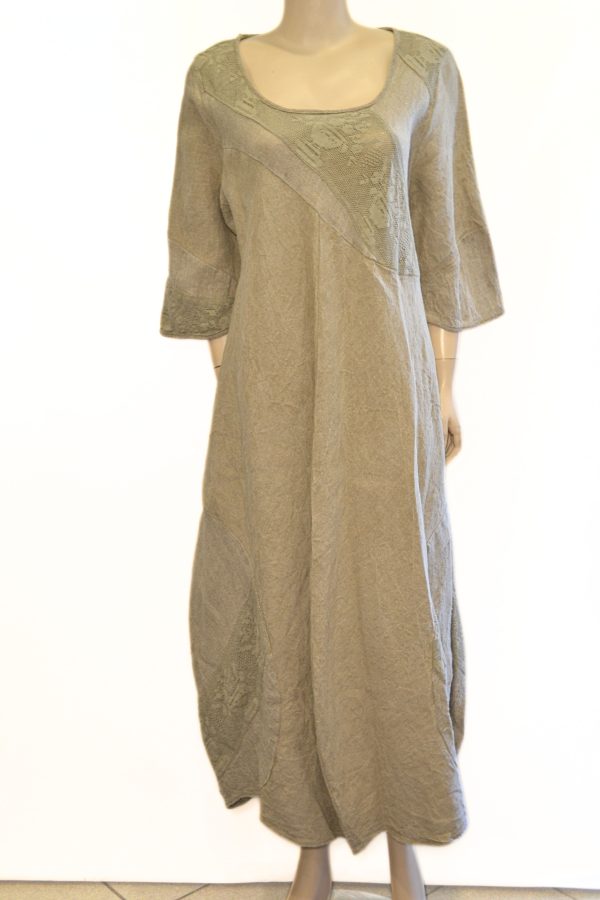Sukienka lniana Natur  rozm.L/XL
