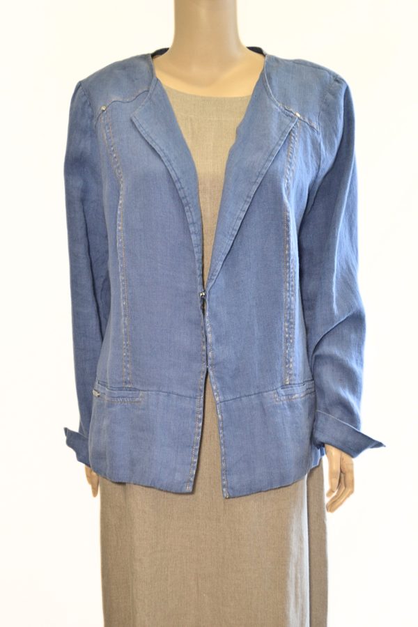 Żakiet lniany art.1891 Jeans
